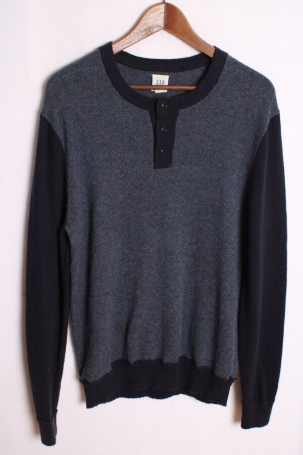 Jersey GAP Vintage con Lana Merino Azules "M"
