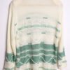 Jersey Blanco Cenefas Verdes Vintage "XL"
