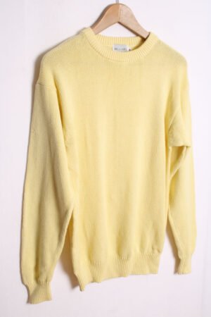Jersey de Punto con Cuello Redondo Vintage "M"