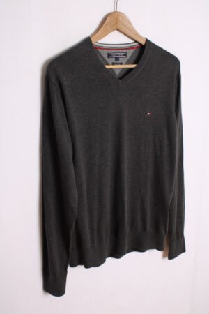 jersey tommy hilfiger vintage_-82 Jersey Tommy Hilfiger Vintage Gris "L"