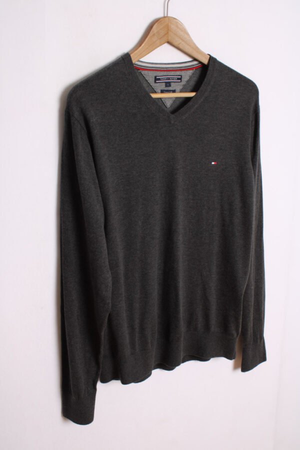jersey tommy hilfiger vintage_-82 Jersey Tommy Hilfiger Vintage Gris "L"