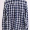 IMG_7615 Camisa Franela Cuadros Blanco y Azul Vintage "L"