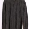 Camisa de Pana Gris Cuadros Vintage "2XL"