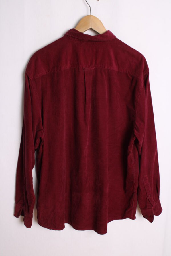 IMG_7623 Camisa de Pana Burdeos Vintage "XL"