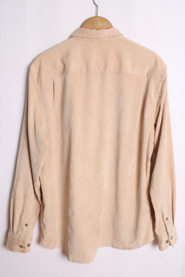 Camisa de Pana Tono Beige Vintage "L"