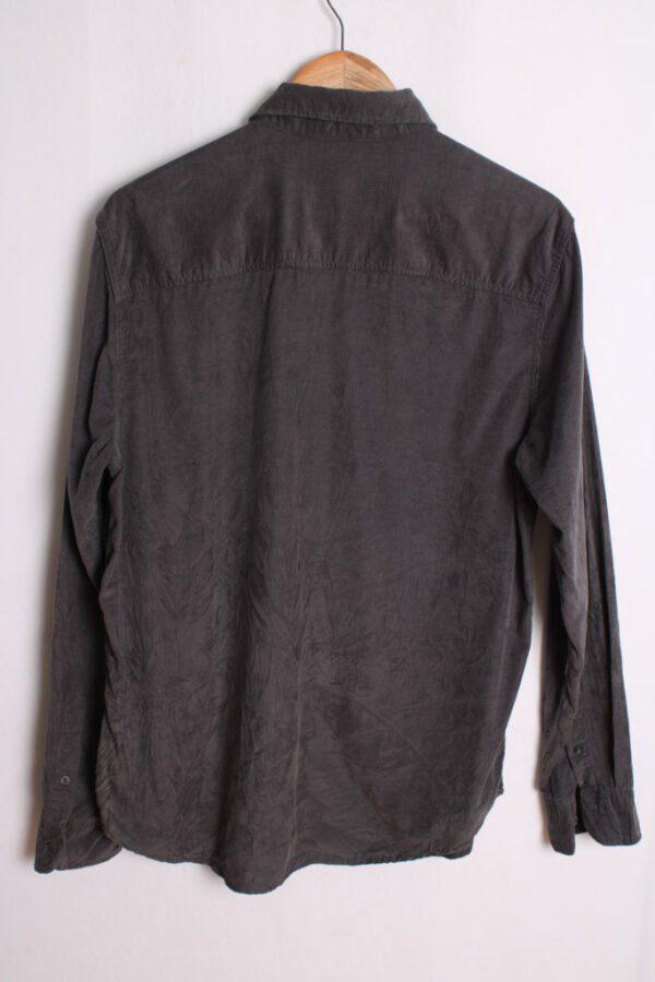 IMG_7632 Camisa de Pana Gris Oscuro Vintage "L"