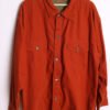 Camisa Denim Teja Forrada Vintage "XL"