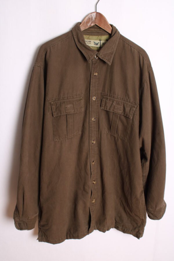 Camisa Denim Verde Guateada Vintage "2XL" ARROW