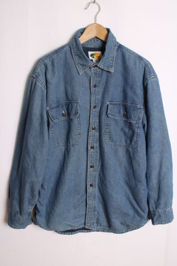 Camisa Denim Interior Polar Vintage "M"