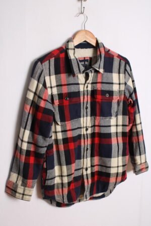 camisa cuadros guateada vintage_-59 Camisa Forrada GAP Cuadros Tricolor Vintage "S"