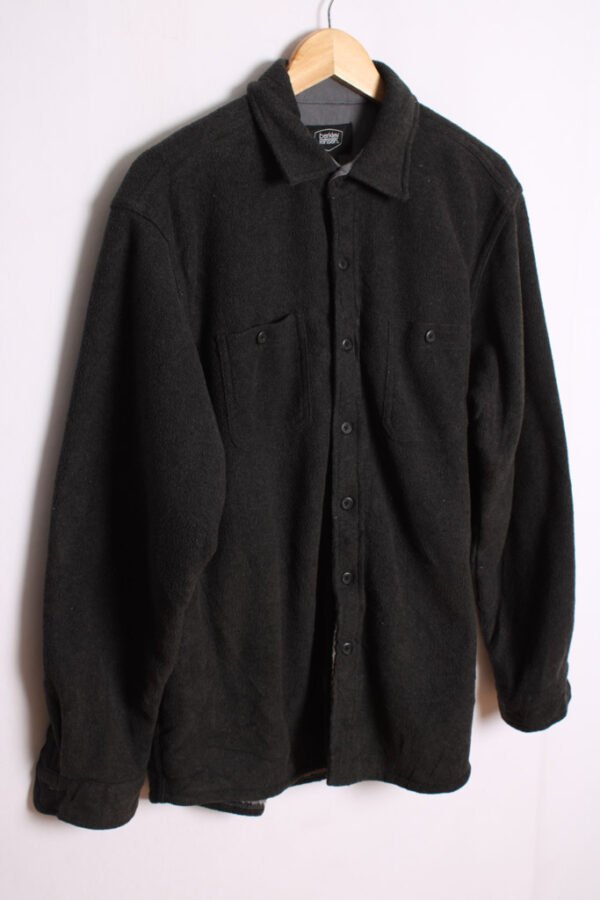 Camisa Forrada Polar Gris Vintage "XL"