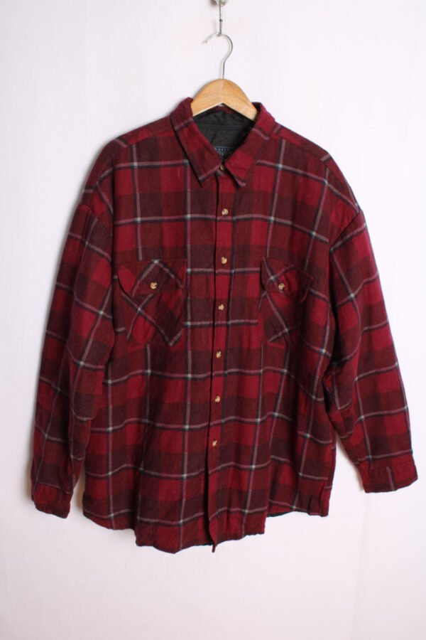 Camisa Cuadros Interior Guateado Vintage "2XL"