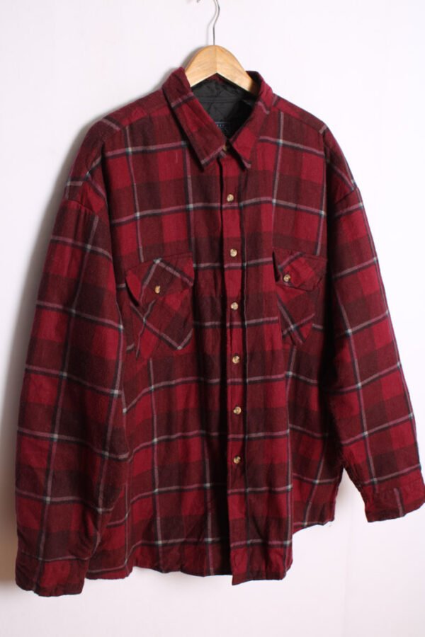 Camisa Cuadros Interior Guateado Vintage "2XL"