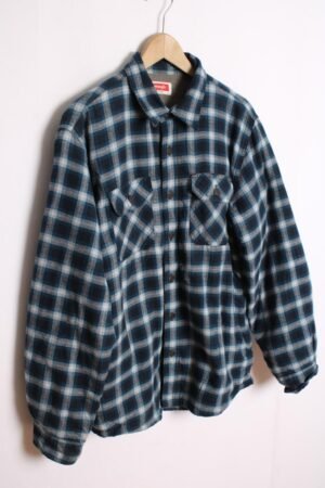 camisa cuadros guateada vintage_-66 Camisa Wrangler Cuadros Forrada Vintage "M"