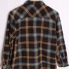 Camisa Polar Cuadros Marrones Vintage "2XS"
