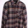 Camisa Guateada Cuadros Grises Vintage "M"