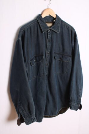 camisa faranela vintage forrada-41 Camisa Vintage Denim Interior Polar "XL"