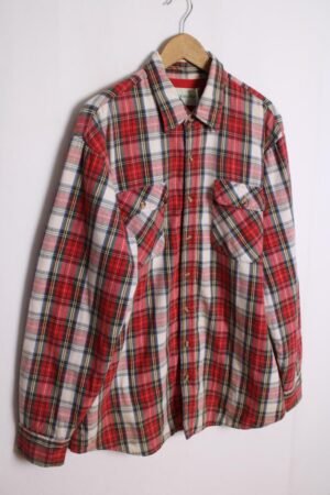 camisa faranela vintage forrada-48 Camisa Cuadros Interior Guateado Vintage "2XL"