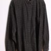 Camisa de Pana Gris Cuadros Vintage "2XL"