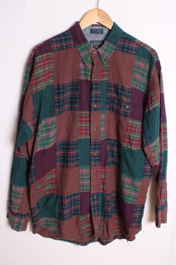 Camisa Vintage Chaps  Patchwork "XL"