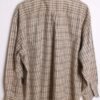 Camisa Franela Cuadros Beige Vintage "2XL"