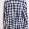 Camisa Franela Cuadros Azules y Blancos Vintage "XL"