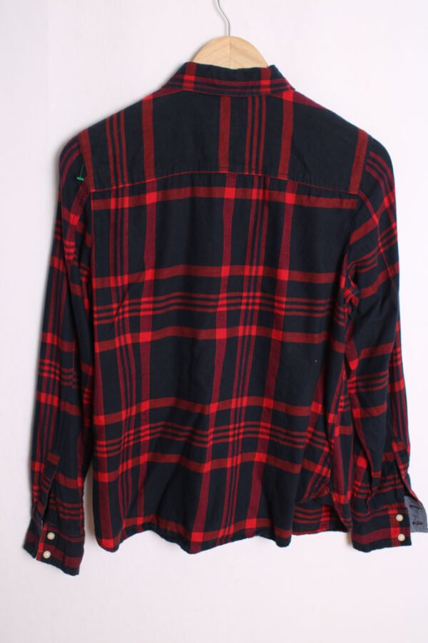 Camisa Tommy Hilfiger Vintage Franela a Cuadros "S"