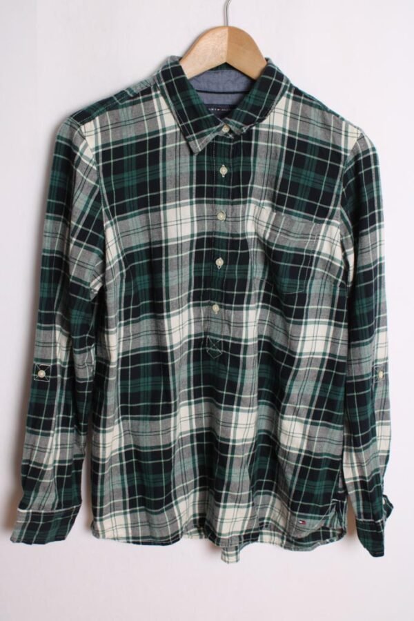 camisa franela vintage ralph lauren-40 Camisola Tommy Hilfiger Vintage Cuadros "M"