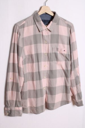 Camisa Tommy Hilfiger Vintage Cuadros Pastel "M"