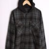 Camisa Franela Capucha Grises Vintage "L"