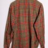 Camisa Franela Vintage Cuadros Verdes "L"
