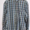 Camisa Franela Cuadros Azules Vintage "M"