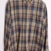 Camisa Franela Cuadros Azules Vintage "L"