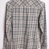 Camisa Franela Cuadros Grises Vintage "S"