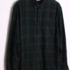 Camisa Cuadros Franela Verdes Vintage "L"