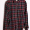 Camisa Franela Cuadros Azul Vintage "M"