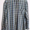Camisa Franela Cuadros Azules Vintage "M"