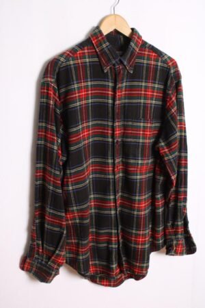 Camisa de Franela Vintage Cuadro Escocés "L"