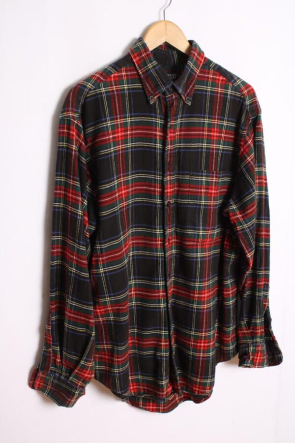 camisa franela vintage_-98 Camisa de Franela Vintage Cuadro Escocés "L"