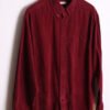 camisa pana chico vintage-8 Camisa de Pana Burdeos Vintage "XL"