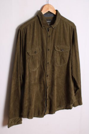Camisa de Pana Verde Vintage "L"