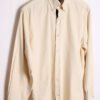 Camisa Pana Vintage Tono Beige "S"