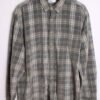 camisa pana franela cuadros chico vintage-63 Camisa Cuadros Pana Grises Vintage "XL"