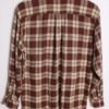 Camisa Franela Cuadros Marrones Vintage "M"