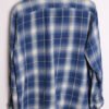 camisa pana franela cuadros chico vintage-80 Camisa Franela Cuadros Azul y Blanco Vintage "M"