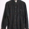 Camisa de Pana Azul Marino Vintage "L"