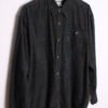 Camisa de Pana Azul Marino Vintage "L"