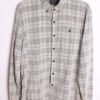 camisa pana vintage Camisa Cuadros Pana Grises Vintage "XL"