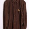 Camisa Pana Color Marrón Vintage "L"