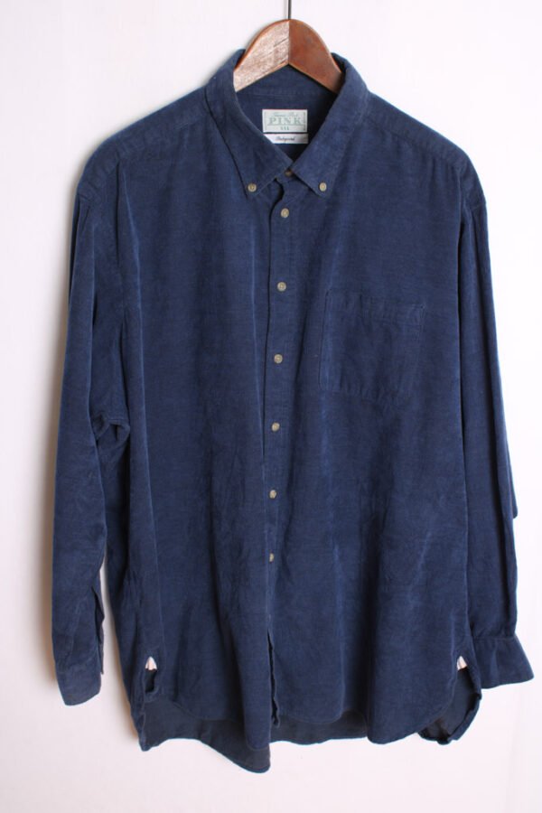 Camisa Pana Vintage Azul Marino "2XL"